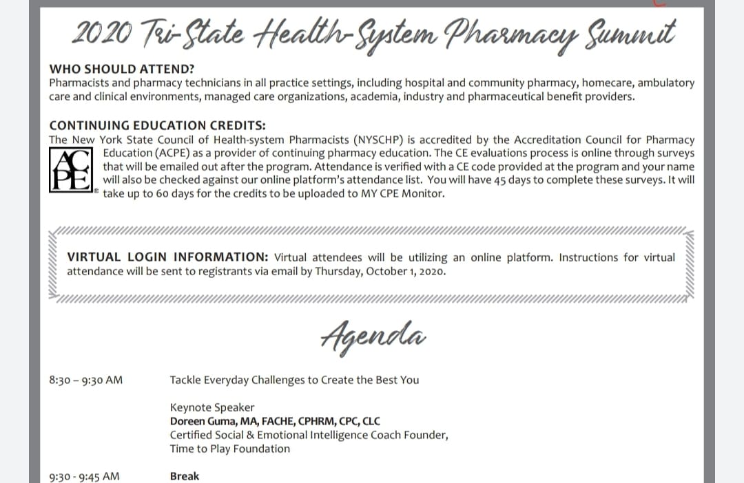Tri-State Health System Pharmacy Summit